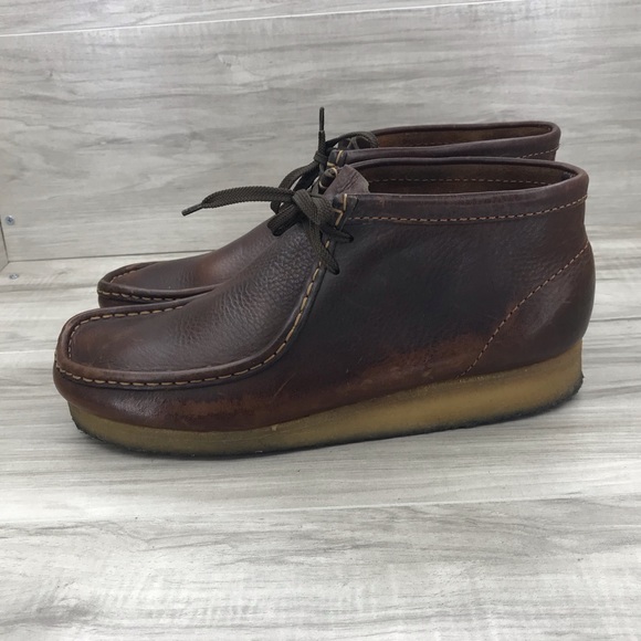 Clarks Other - Clarks Originals Wallabees leather ankle boots size 12M